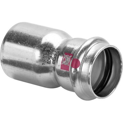 Viega Prestabo Reduzierstück 558598 54 x 28 mm, mit SC-Contur, Stahl unlegiert, verzinkt Viega Prestabo Reduzierstück 558598 54 x 28 mm, mit SC-Contur, Stahl unlegiert, verzinkt