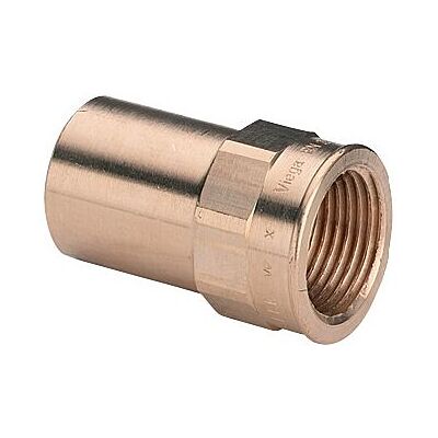 Viega Rohrverbindung 117733 - Siliziumbronze, Rotguss - 15mm Viega Rohrverbindung 117733 - Siliziumbronze, Rotguss - 15mm