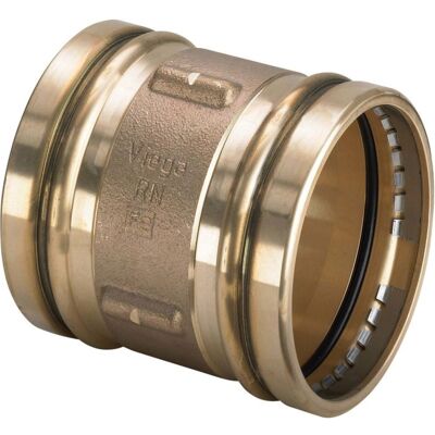 Viega Manchon Sanpress XL - 88,9mm - Rotguss Rohrfitting Viega Manchon Sanpress XL - 88,9mm - Rotguss Rohrfitting