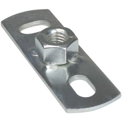 Walraven Stahl Montageplatte - M10, Elektrogalvanisiert, 80x25mm - Wandhalter Walraven Stahl Montageplatte - M10, Elektrogalvanisiert, 80x25mm - Wandhalter