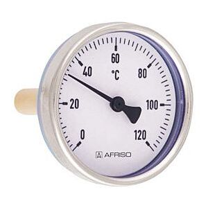 Afriso Bimetall-Thermometer 63813 0/120 °C, 100mm, Gehäuse-d= 100mm
