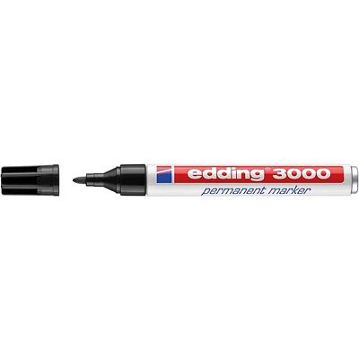 Edding Permanentmarker 3000 schwarz 4-3000001 Edding Permanentmarker 3000 schwarz 4-3000001