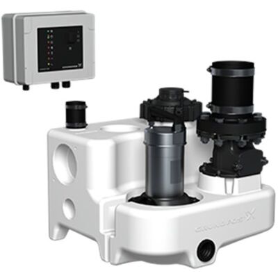 Grundfos Multilift MSS 11.1.2 Abwasserhebeanlage - Kompakt, 44L, Vortex Grundfos Multilift MSS 11.1.2 Abwasserhebeanlage - Kompakt, 44L, Vortex