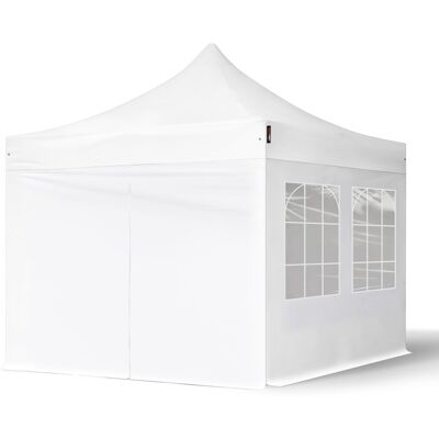 TOOLPORT 3x3m Stahl Faltpavillon, inkl. 4 Seitenteile, weiß - (581829) TOOLPORT 3x3m Stahl Faltpavillon, inkl. 4 Seitenteile, weiß - (581829)
