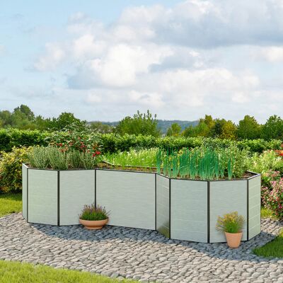 GFP 455 x 181 x 77 cm Hochbeet, Aluminium eloxiert - (GFPV00591) GFP 455 x 181 x 77 cm Hochbeet, Aluminium eloxiert - (GFPV00591)