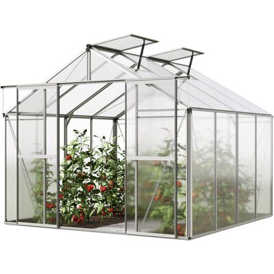 GFP 256 x 256 cm Gewächshaus, ohne Setangebot 6 mm - (GFPV00740) GFP 256 x 256 cm Gewächshaus, ohne Setangebot 6 mm - (GFPV00740)