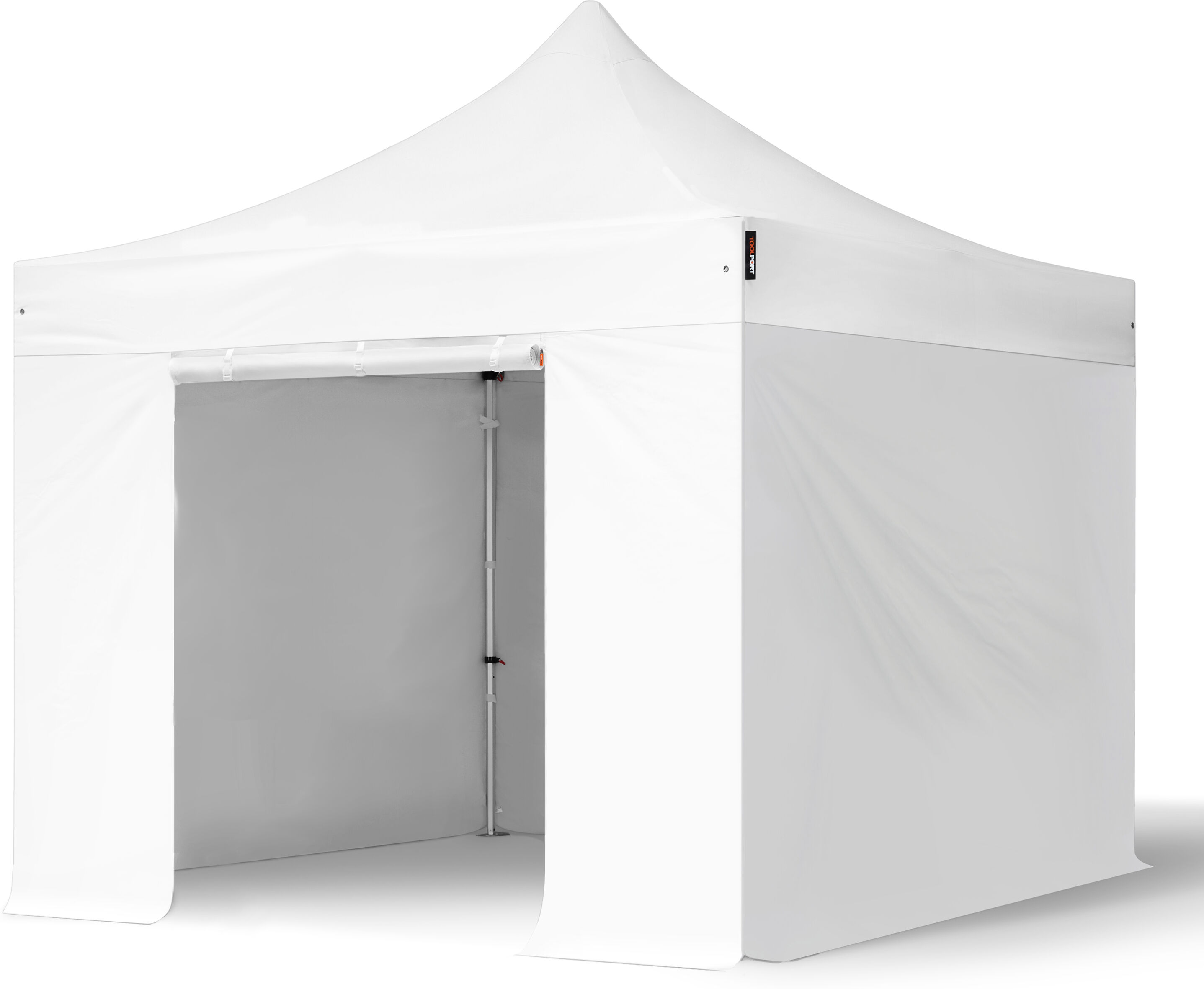 TOOLPORT Faltpavillon 3x3m Long-Life PVC 620 g/m² weiß wasserdicht Faltzelt, Klappzelt TOOLPORT Faltpavillon 3x3m Long-Life PVC 620 g/m² weiß wasserdicht Faltzelt, Klappzelt