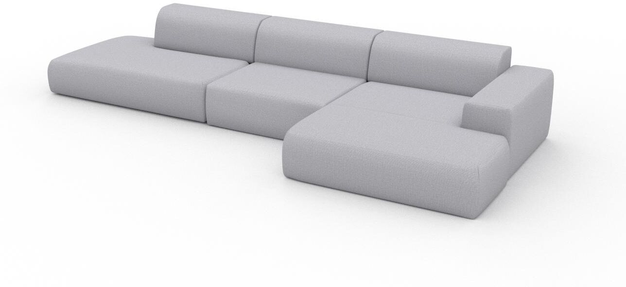 MYCS Ecksofa Lichtgrau - Flexible Designer-Polsterecke, L-Form: Beste Qualität, einzigartiges Design - 396 x 72 x 168 cm, konfigurierbar