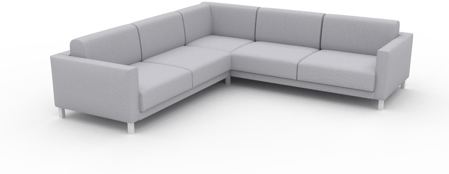 MYCS Sofa Lichtgrau - Moderne Designer-Couch: Hochwertige Qualität, einzigartiges Design - 266 x 75 x 266 cm, Komplett anpassbar