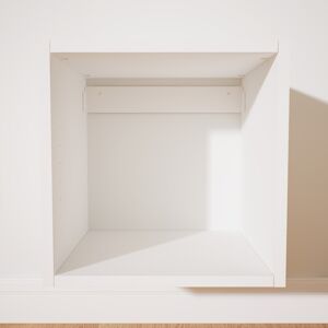 MYCS Hängeschrank Weiß - Moderner Wandschrank: Hochwertige Qualität, einzigartiges Design - 41 x 41 x 34 cm, konfigurierbar