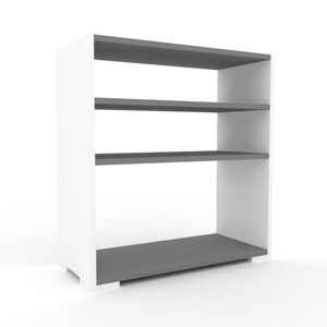 MYCS Sideboard Grau - Designer-Sideboard: Hochwertige Qualität, einzigartiges Design - 77 x 81 x 34 cm, Individuell konfigurierbar