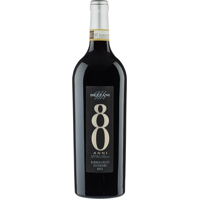 Barbera d'Asti Superiore 80 Anni - 2018 - Dezzani Srl - Italienischer Rotwein Barbera d'Asti Superiore 80 Anni - 2018 - Dezzani Srl - Italienischer Rotwein