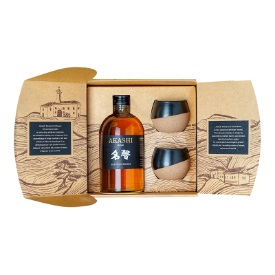 Eigashima Whisky Akashi - Meisei - Geschenkset 2 Gläser en Porcelaine Eigashima Whisky Akashi - Meisei - Geschenkset 2 Gläser en Porcelaine