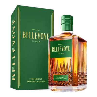 Whisky Bellevoye Französischer Whisky - Bellevoye - Vert Finition Calvados - Etui Whisky Bellevoye Französischer Whisky - Bellevoye - Vert Finition Calvados - Etui