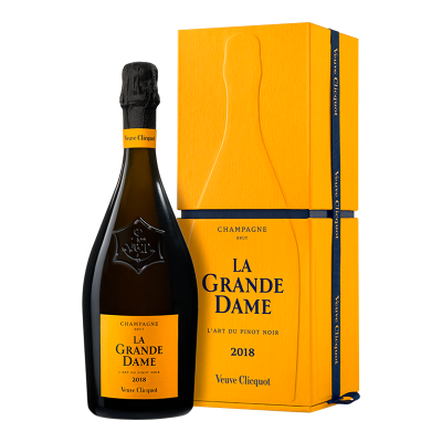 Champagne Veuve Clicquot Veuve Clicquot La Grande Dame 2018 - Mit Etui - 0.75L Champagne Veuve Clicquot Veuve Clicquot La Grande Dame 2018 - Mit Etui - 0.75L