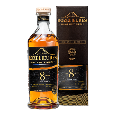Französischer Whisky - Rozelieures - 8 Jahre - Etui Französischer Whisky - Rozelieures - 8 Jahre - Etui