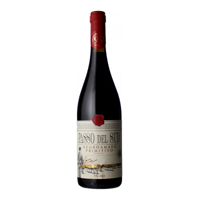 Tagaro - Passo del Sud Negroamaro Primitivo 2025 - Puglia - Rotwein - 0.75L Tagaro - Passo del Sud Negroamaro Primitivo 2025 - Puglia - Rotwein - 0.75L