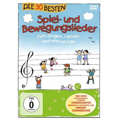 Simone Sommerland, Karsten Glück & die Kita-Frösche - GEBRAUCHT Die 30 besten Spiel- und Bewegungslieder - Die DVD - zum Singen, Lernen und Mitmachen - Preis vom 16.07.2026 07:42:06 h Simone Sommerland, Karsten Glück & die Kita-Frösche - GEBRAUCHT Die 30 besten Spiel- und Bewegungslieder - Die DVD - zum Singen, Lernen und Mitmachen - Preis vom 16.07.2026 07:42:06 h