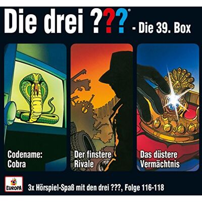 Die Drei ??? - GEBRAUCHT 39/3er Box (Folgen 116,117,118) - Preis vom 22.07.2026 11:50:13 h Die Drei ??? - GEBRAUCHT 39/3er Box (Folgen 116,117,118) - Preis vom 22.07.2026 11:50:13 h