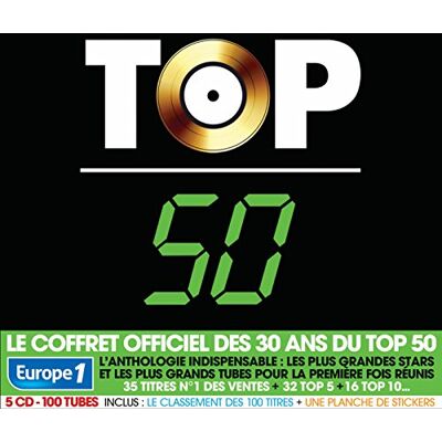 Multi-Artistes - GEBRAUCHT Top 50 - 30 Ans - 100 Tubes (Coffret 5CD Digipack) - Preis vom 29.07.2026 19:44:57 h Multi-Artistes - GEBRAUCHT Top 50 - 30 Ans - 100 Tubes (Coffret 5CD Digipack) - Preis vom 29.07.2026 19:44:57 h