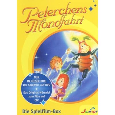 Peterchens Mondfahrt - GEBRAUCHT Peterchens Mondfahrt. Die Spielfilm-Box (1 DVD + 1 Audio-CD) - Preis vom 15.07.2026 23:24:35 h Peterchens Mondfahrt - GEBRAUCHT Peterchens Mondfahrt. Die Spielfilm-Box (1 DVD + 1 Audio-CD) - Preis vom 15.07.2026 23:24:35 h