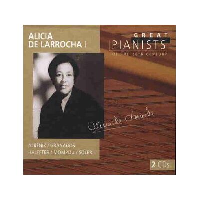 GEBRAUCHT Die großen Pianisten des 20. Jahrhunderts - Alicia de Larrocha - Preis vom 24.07.2026 07:50:18 h GEBRAUCHT Die großen Pianisten des 20. Jahrhunderts - Alicia de Larrocha - Preis vom 24.07.2026 07:50:18 h