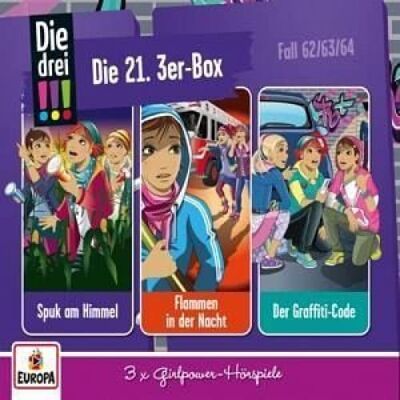 GEBRAUCHT Die drei !!! - 3er Box 21. Folgen 62-64 - Preis vom 30.08.2026 03:22:29 h GEBRAUCHT Die drei !!! - 3er Box 21. Folgen 62-64 - Preis vom 30.08.2026 03:22:29 h