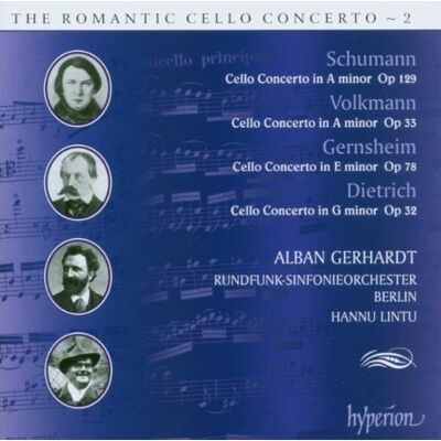 Alban Gerhardt - GEBRAUCHT Volkmann / Gernsheim / Dietrich / Schumann: Das romantische Cellokonzert Vol.2 - Preis vom 22.07.2026 11:50:13 h Alban Gerhardt - GEBRAUCHT Volkmann / Gernsheim / Dietrich / Schumann: Das romantische Cellokonzert Vol.2 - Preis vom 22.07.2026 11:50:13 h
