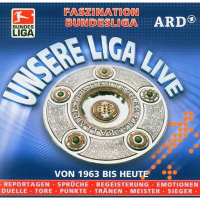 Various - GEBRAUCHT ARD/WDR - Unsere Liga Live: Von 1963 bis heute - Preis vom 21.07.2026 19:43:26 h Various - GEBRAUCHT ARD/WDR - Unsere Liga Live: Von 1963 bis heute - Preis vom 21.07.2026 19:43:26 h