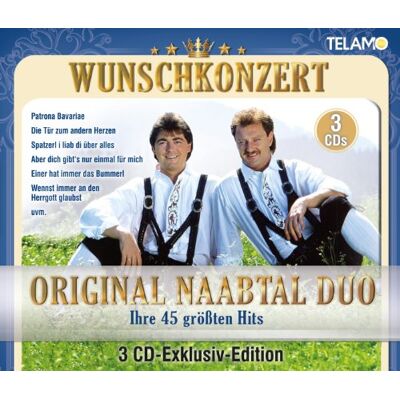 Original Naabtal Duo - GEBRAUCHT Wunschkonzert - Preis vom 15.07.2026 23:24:35 h Original Naabtal Duo - GEBRAUCHT Wunschkonzert - Preis vom 15.07.2026 23:24:35 h