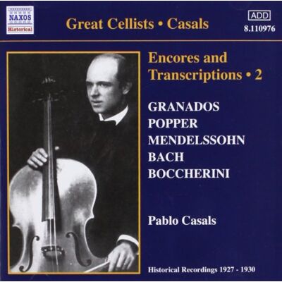 Pablo Casals - GEBRAUCHT Encores and Transcriptions 2 - Preis vom 23.07.2026 19:55:13 h Pablo Casals - GEBRAUCHT Encores and Transcriptions 2 - Preis vom 23.07.2026 19:55:13 h
