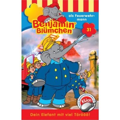 Elfie Donnelly - Benjamin Blümchen - Folge 31: als Feuerwehrmann - Musikkassette Elfie Donnelly - Benjamin Blümchen - Folge 31: als Feuerwehrmann - Musikkassette