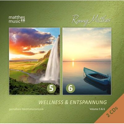 Ronny Matthes - GEBRAUCHT Wellness & Entspannung, Vol. 5 & 6 - Gemafreie christliche Meditationsmusik & Entspannungsmusik (inkl. Tiefenentspannung & Einschlafhilfe) - Preis vom 19.07.2026 19:37:31 h Ronny Matthes - GEBRAUCHT Wellness & Entspannung, Vol. 5 & 6 - Gemafreie christliche Meditationsmusik & Entspannungsmusik (inkl. Tiefenentspannung & Einschlafhilfe) - Preis vom 19.07.2026 19:37:31 h