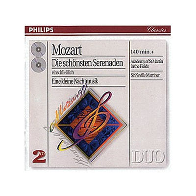 Neville Marriner - GEBRAUCHT Serenaden - Preis vom 27.07.2026 11:45:25 h Neville Marriner - GEBRAUCHT Serenaden - Preis vom 27.07.2026 11:45:25 h