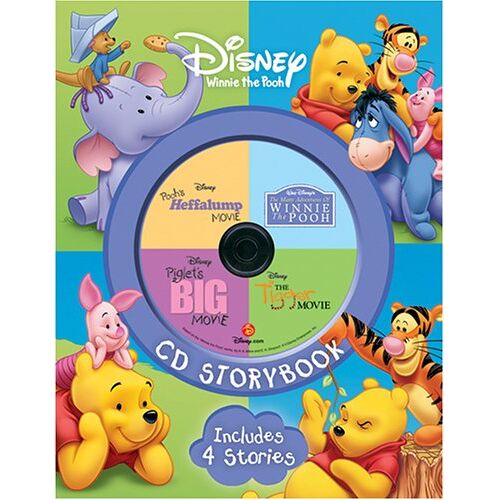 Milne, A. A. – GEBRAUCHT Disney Winnie the Pooh CD Storybook: The Many Adventure of Winnie the Pooh / Piglet’s Big Movie / Pooh’s Heffalump Movie / The Tigger Movie – Preis vom 07.01.2024 05:53:54 h