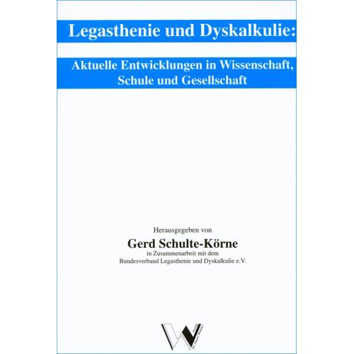 Gerd Schulte-Körne - Legasthenie und Dyskalkulie - Preis vom 08.01.2022 06:00:31 h