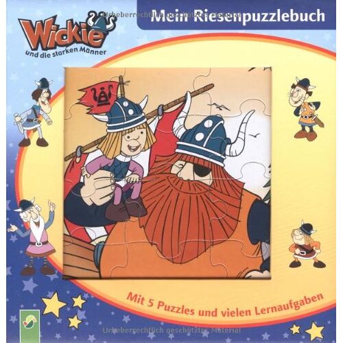 GEBRAUCHT Wickie - Mein Riesenpuzzlebuch. Mit 5 Puzzles und vielen Lernaufgaben - Preis vom 28.03.2024 06:04:05 h