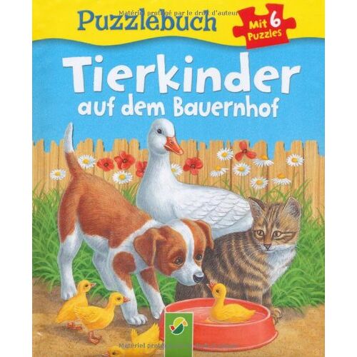 Bob Bampton - GEBRAUCHT Puzzlebuch Tierkinder auf dem Bauernhof: Mit 6 Puzzles á 6 Teilen - Preis vom 28.03.2024 06:04:05 h