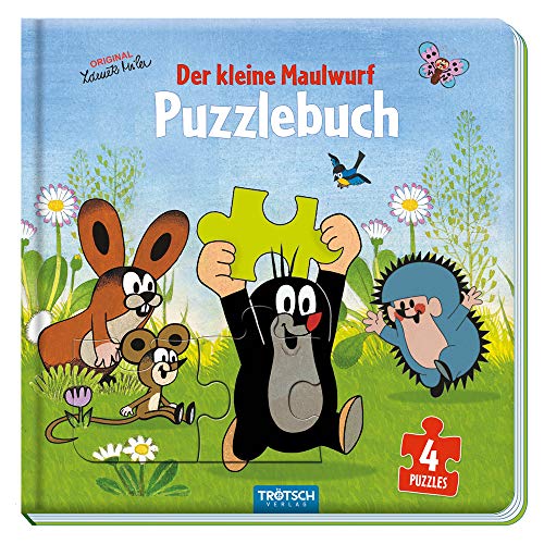 Trötsch Verlag GmbH & Co. KG - GEBRAUCHT Trötsch Der kleine Maulwurf Puzzlebuch mit 4 Puzzle Maulwurf: Beschäftigungsbuch Entdeckerbuch Puzzlebuch - Preis vom 28.03.2024 06:04:05 h