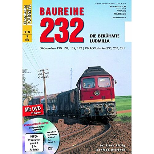 Dr. Franz Rittig - Baureihe 232 - mit Video-DVD - Eisenbahn Journal Extra-Ausgabe 2-2012 - Preis vom 27.05.2022 04:36:31 h