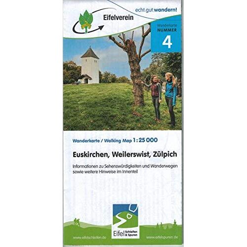 Eifelverein e.V. - WK Euskirchen, Weilerswist, Zülpich: Wanderkarte Nr. 4 des Eifelvereins (Karten des Eifelvereins) - Preis vom 19.01.2022 06:00:52 h