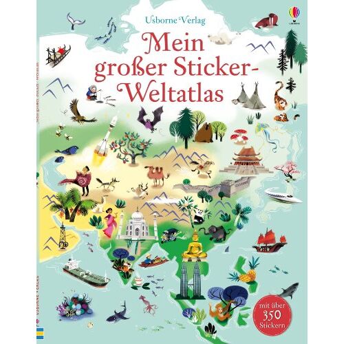 Sam Baer – GEBRAUCHT Mein großer Sticker-Weltatlas – Preis vom 03.01.2024 05:51:59 h