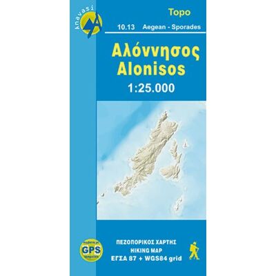 GEBRAUCHT Alonisos Topografische Wanderkarte 10.13 1 : 25 000: Griechische Inseln - Ägäis - Sporaden - Aegean Sporades (Topo Iles) - Preis vom 18.07.2026 03:15:39 h GEBRAUCHT Alonisos Topografische Wanderkarte 10.13 1 : 25 000: Griechische Inseln - Ägäis - Sporaden - Aegean Sporades (Topo Iles) - Preis vom 18.07.2026 03:15:39 h