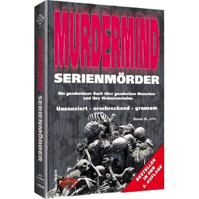 Vinnie Rauscher - GEBRAUCHT Murdermind - Serienmörder: Ein gnadenloses Buch über gnadenlose Menschen und ihre Wahnsinnstaten - Preis vom 20.07.2026 19:39:57 h Vinnie Rauscher - GEBRAUCHT Murdermind - Serienmörder: Ein gnadenloses Buch über gnadenlose Menschen und ihre Wahnsinnstaten - Preis vom 20.07.2026 19:39:57 h