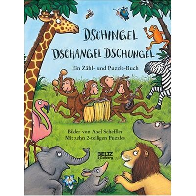 Axel Scheffler - GEBRAUCHT Dschingel Dschangel Dschungel: Ein Zähl- und Puzzle-Buch. Mit zehn 2-teiligen Puzzles (Beltz & Gelberg) - Preis vom 22.07.2026 11:50:13 h Axel Scheffler - GEBRAUCHT Dschingel Dschangel Dschungel: Ein Zähl- und Puzzle-Buch. Mit zehn 2-teiligen Puzzles (Beltz & Gelberg) - Preis vom 22.07.2026 11:50:13 h