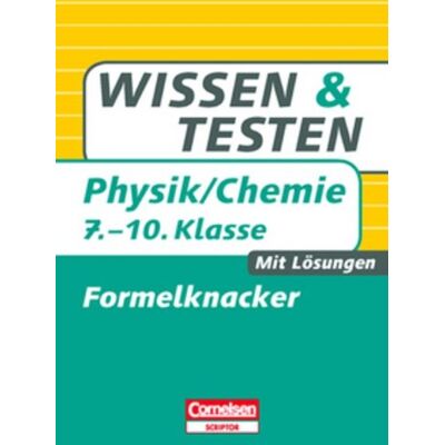 Manfred Kuballa - GEBRAUCHT Wissen und Testen - Physik/Chemie: 7.-10. Schuljahr - Formelknacker: Buch mit Lösungen - Preis vom 20.07.2026 19:39:57 h Manfred Kuballa - GEBRAUCHT Wissen und Testen - Physik/Chemie: 7.-10. Schuljahr - Formelknacker: Buch mit Lösungen - Preis vom 20.07.2026 19:39:57 h