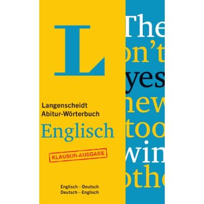 Redaktion Langenscheidt - GEBRAUCHT Langenscheidt Abitur-Wörterbuch Englisch - Buch mit Online-Anbindung: Ideal für Klausuren, Englisch-Deutsch / Deutsch-Englisch (Langenscheidt Abitur-Wörterbücher) - Preis vom 03.08.2026 23:37:13 h Redaktion Langenscheidt - GEBRAUCHT Langenscheidt Abitur-Wörterbuch Englisch - Buch mit Online-Anbindung: Ideal für Klausuren, Englisch-Deutsch / Deutsch-Englisch (Langenscheidt Abitur-Wörterbücher) - Preis vom 03.08.2026 23:37:13 h