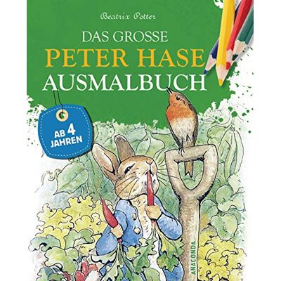 Beatrix Potter - GEBRAUCHT Das große Peter-Hase-Ausmalbuch: Der große Ausmalspaß für Kinder ab 4 Jahren - Preis vom 06.08.2026 11:49:21 h Beatrix Potter - GEBRAUCHT Das große Peter-Hase-Ausmalbuch: Der große Ausmalspaß für Kinder ab 4 Jahren - Preis vom 06.08.2026 11:49:21 h