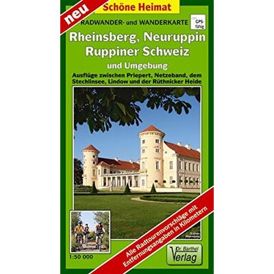 Verlag Dr. Barthel - GEBRAUCHT Radwander- und Wanderkarte Rheinsberg, Neuruppin, Ruppiner Schweiz und Umgebung: Ausflüge zwischen Priepert, Netzeband, dem Stechlinsee, Lindow und der Rüthnicker Heide. 1:50000 (Schöne Heimat) - Preis vom 19.07.2026 03:14:1 Verlag Dr. Barthel - GEBRAUCHT Radwander- und Wanderkarte Rheinsberg, Neuruppin, Ruppiner Schweiz und Umgebung: Ausflüge zwischen Priepert, Netzeband, dem Stechlinsee, Lindow und der Rüthnicker Heide. 1:50000 (Schöne Heimat) - Preis vom 19.07.2026 03:14:1