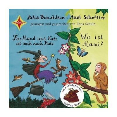 Julia Donaldson - GEBRAUCHT Für Hund und Katz ist auch noch Platz / Wo ist Mami?: Gesprochen und gesungen von Ilona Schulz. 1 CD, Digipac, ca. 50 Min. - Preis vom 22.07.2026 11:50:13 h Julia Donaldson - GEBRAUCHT Für Hund und Katz ist auch noch Platz / Wo ist Mami?: Gesprochen und gesungen von Ilona Schulz. 1 CD, Digipac, ca. 50 Min. - Preis vom 22.07.2026 11:50:13 h